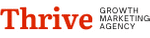 Thrive logo red black
